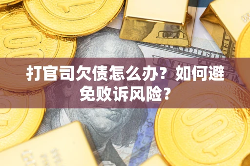 北京打官司欠债怎么办？如何避免败诉风险？