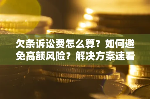 北京欠条诉讼费怎么算？如何避免高额风险？解决方案速看！