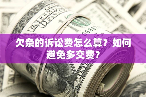 北京欠条的诉讼费怎么算？如何避免多交费？